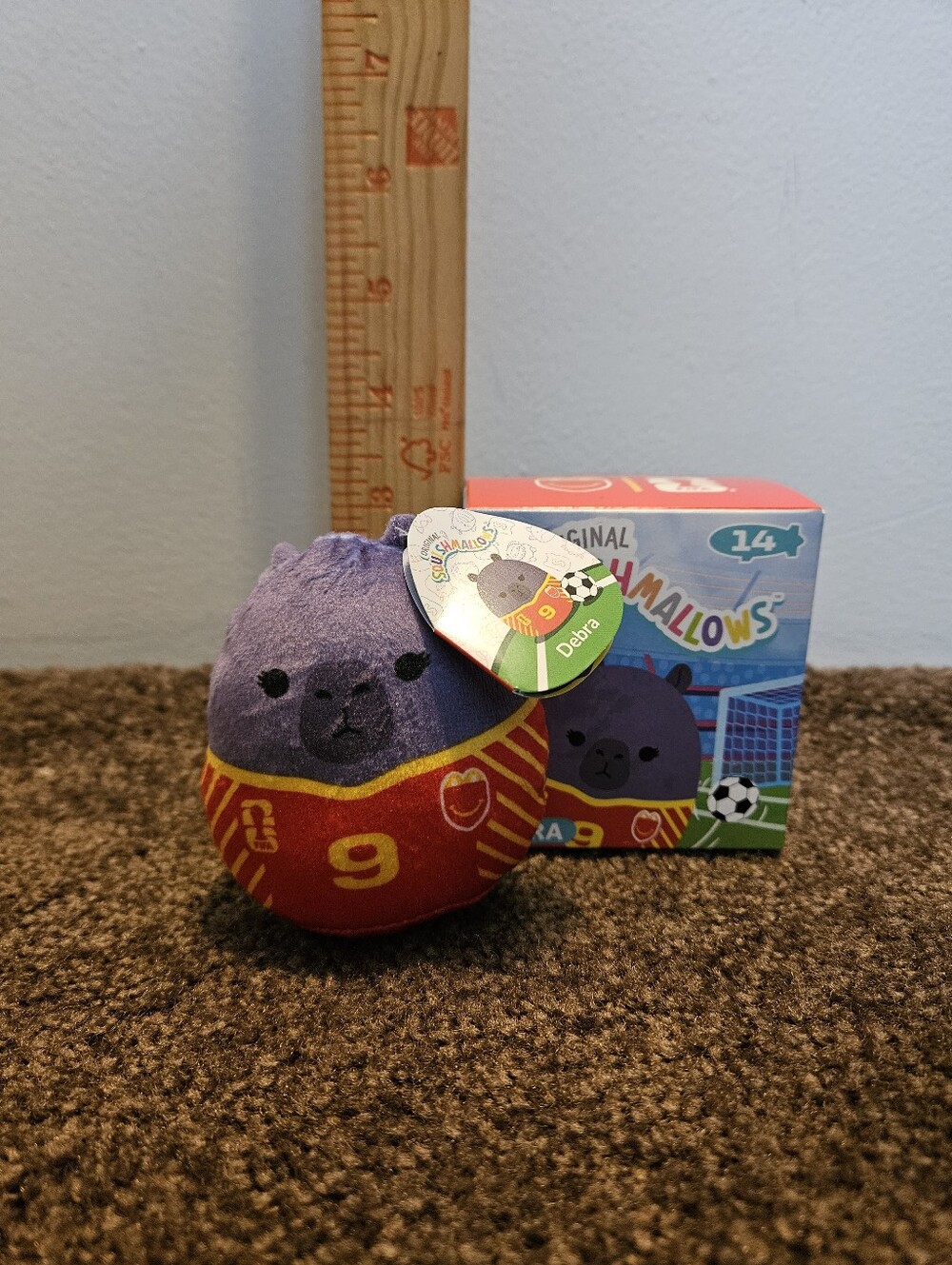 Squishmallows Debra the Capybara 2026 FIFA World Cup McDonald's Happy Meal Toy
